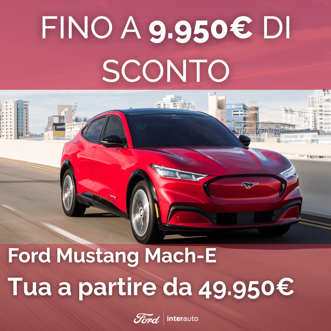 Mustang Mach E Promo Ottobre Min