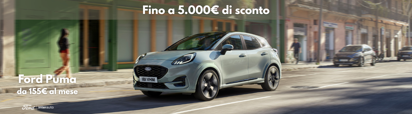 Ford Puma Promo Giugno Banner